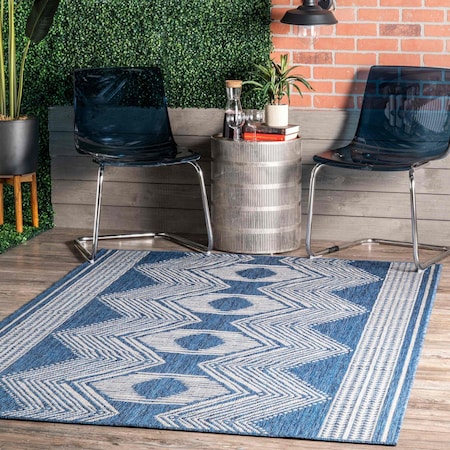 Nuloom Ranya Tribal Indoor/Outdoor Area Rug 8ft x 10ft GBCB01C-8010
